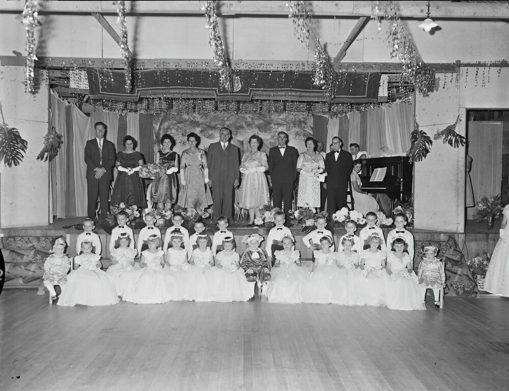 Children's Debutante Ball, Majestic Theatre, Pomona, 1963