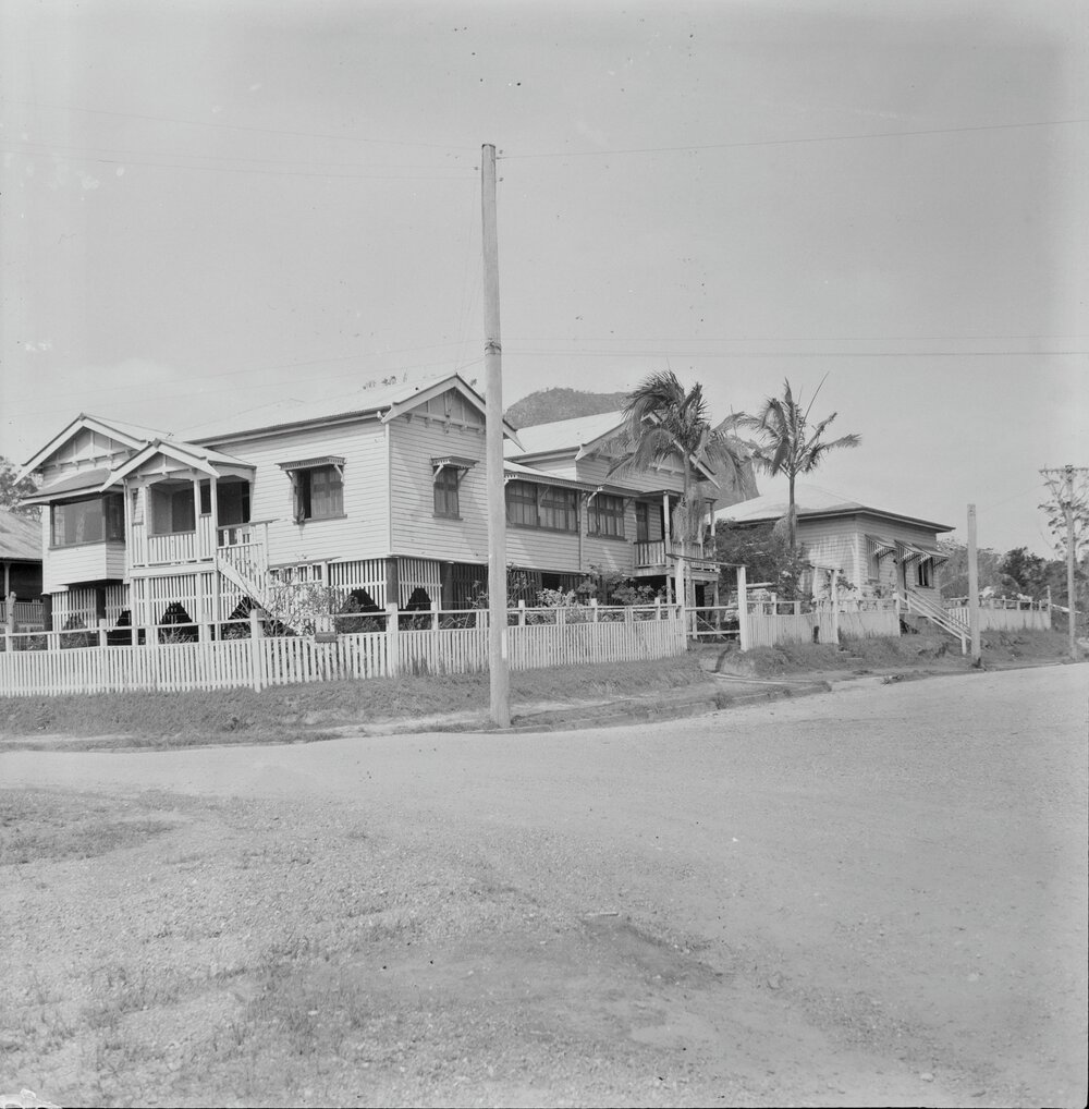 Dr. G Clayton's house and surgery, Hospital Street, Pomona, 1951