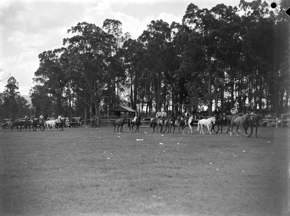 Equestrian Parade, Noosa Show, Pomona Showgrounds, Pomona, 1947