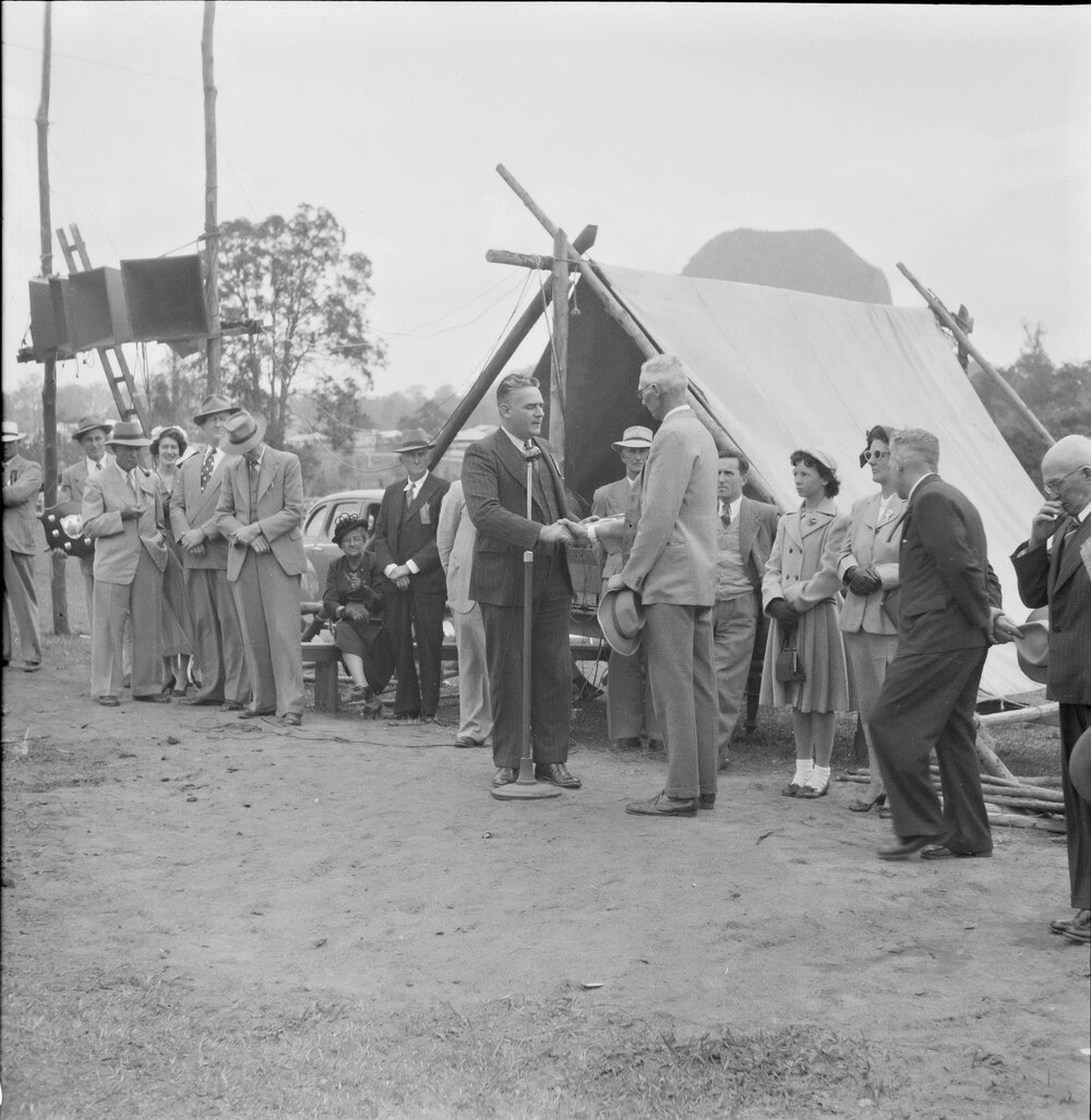 Presentation, Noosa Show, Pomona Showgrounds, Pomona, 1953