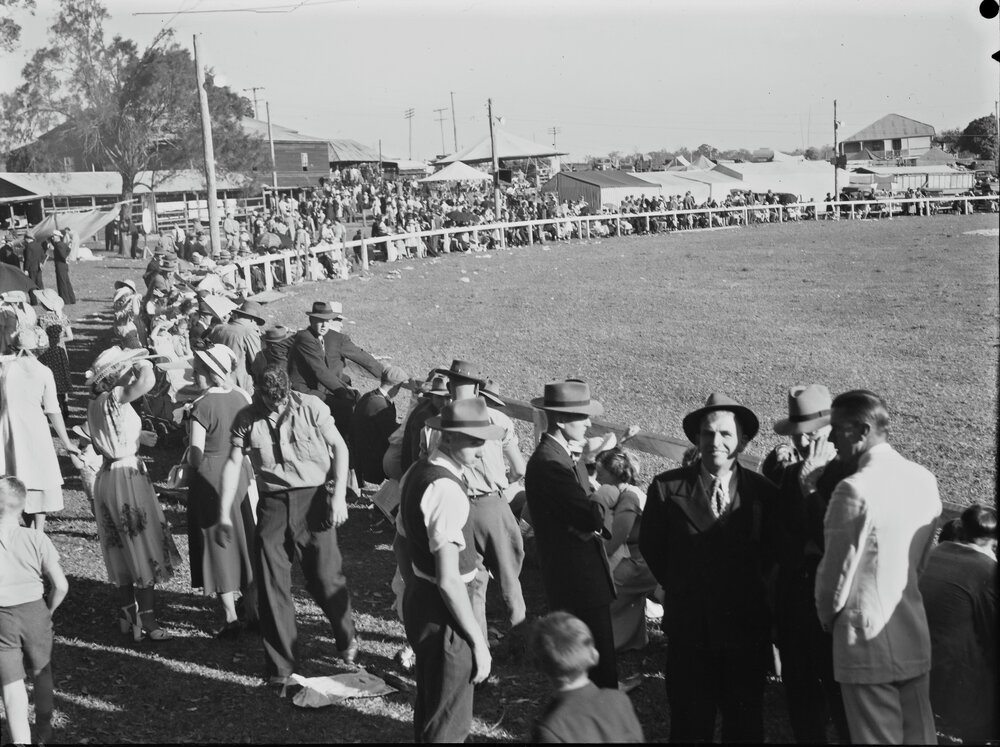 Show Ring, Noosa Show, Pomona Showgrounds, Pomona, 1950