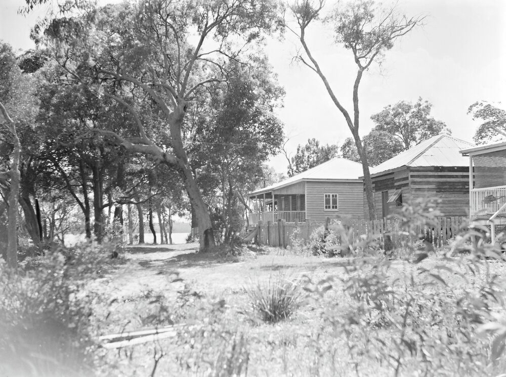 Dwellings, Lake Cootharaba, Boreen Point, 1949
