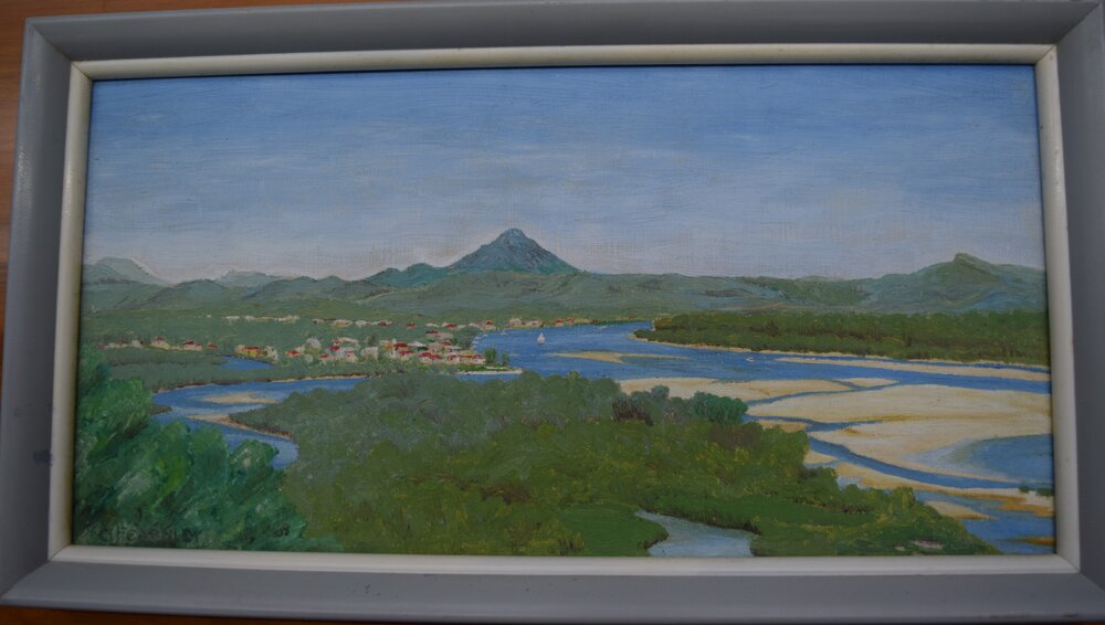 Noosa River, painting, Noosa Heads, ca 2010s