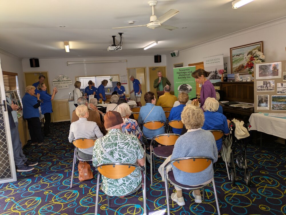 Guest speaker, Mayor Frank Wilkie, 'Celebrating Parkyn's Hut 25th Anniversary,' Tewantin, 13 June 2026