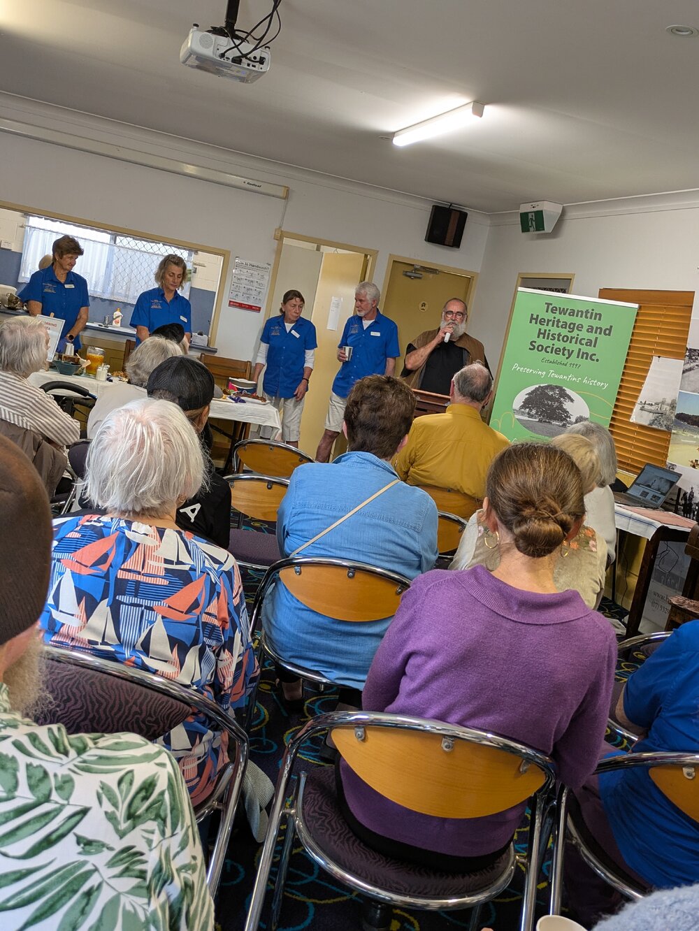 Guest speaker, Bob Abbot,  'Celebrating Parkyn's Hut 25th Anniversary,' Tewantin, 13 June 2026