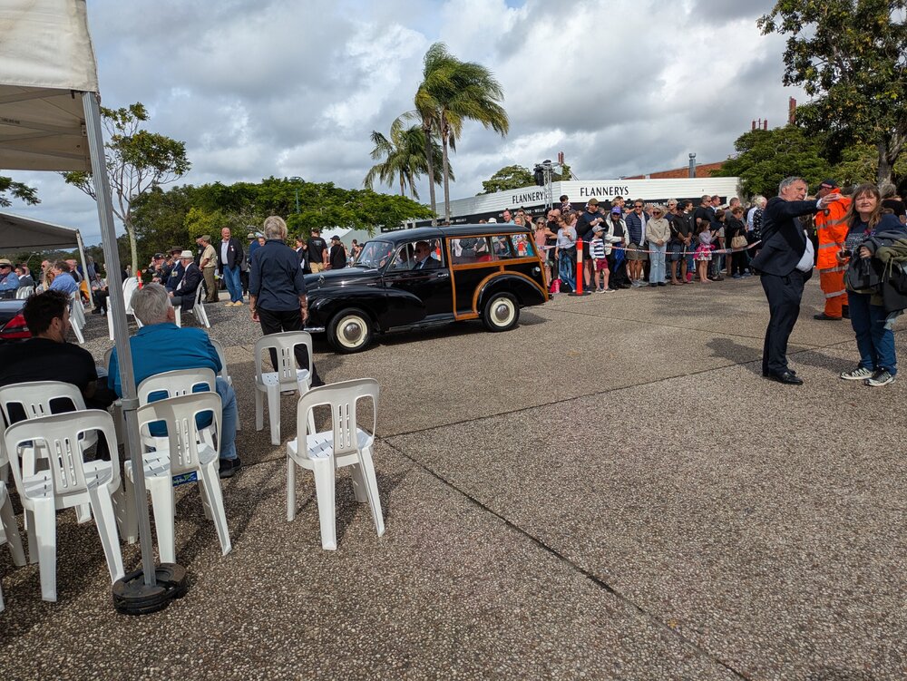  Arriving veterans, ANZAC Day parade, Tewantin, 25 April 2026