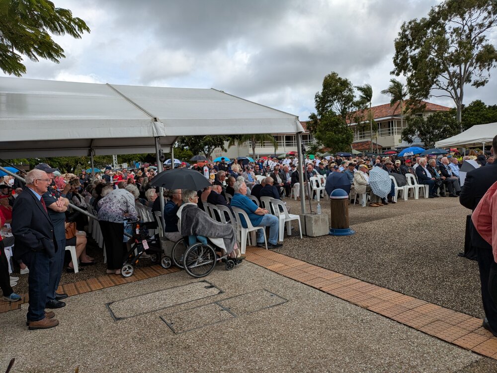 Participants, ANZAC Day service, Tewantin, 25 April 2026