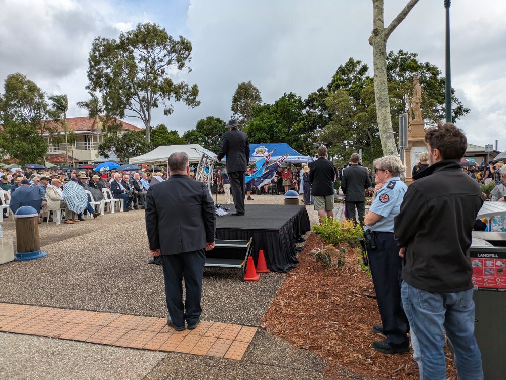 Ceremony, ANZAC Day service, Tewantin, 25 April 2026