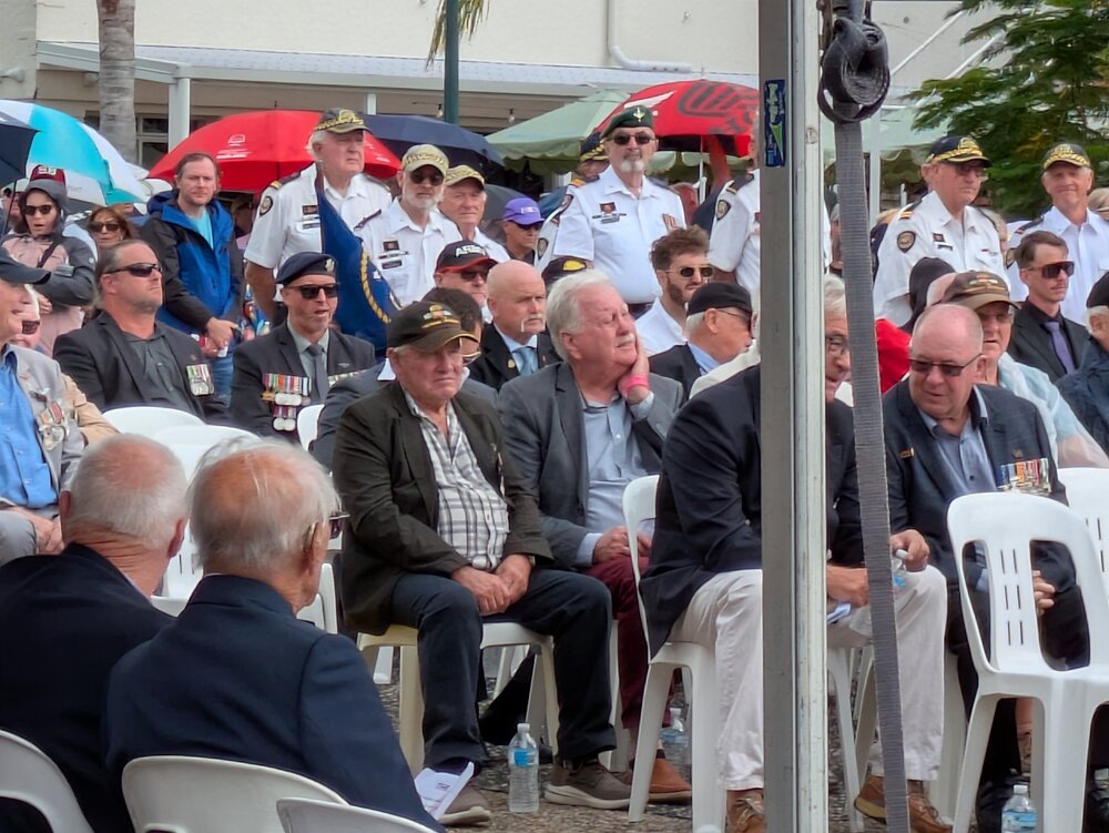Veterans, ANZAC Day service, Tewantin, 25 April 2026