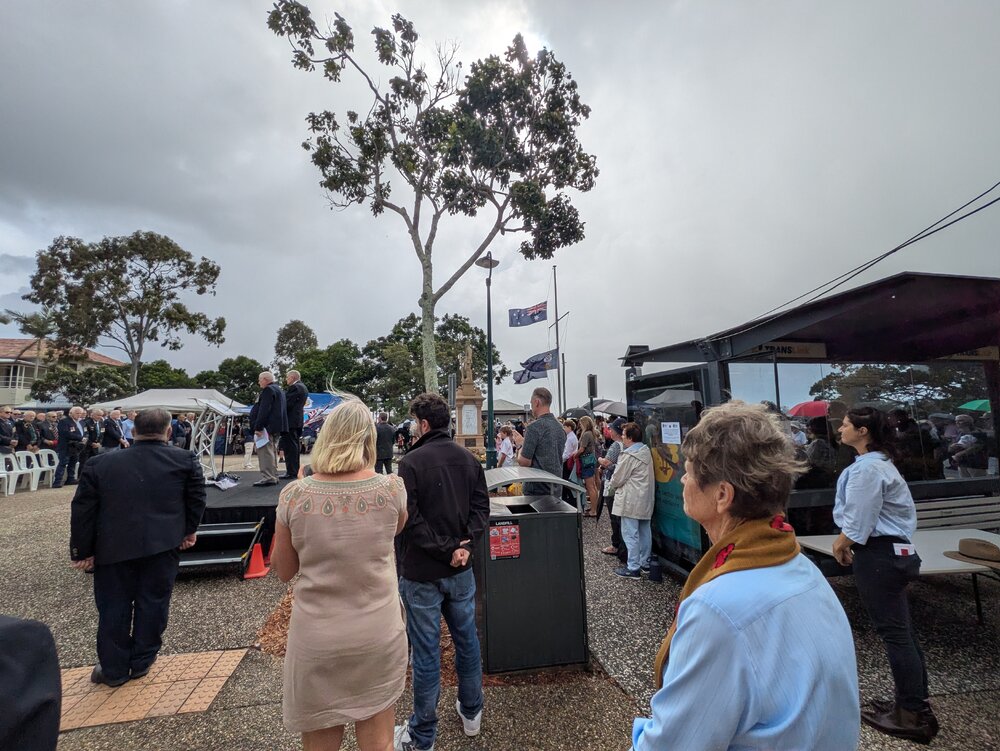 Ceremony, ANZAC Day service, Tewantin, 25 April 2026