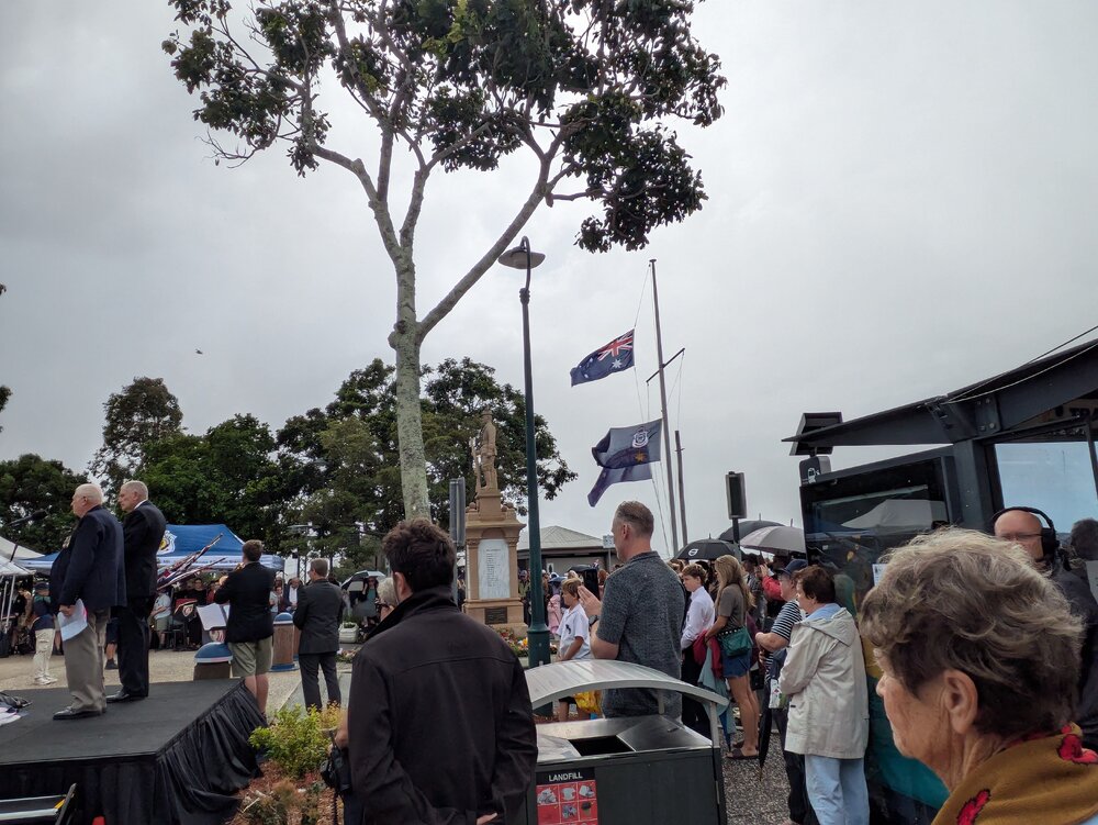 Ceremony, ANZAC Day service, Tewantin, 25 April 2026