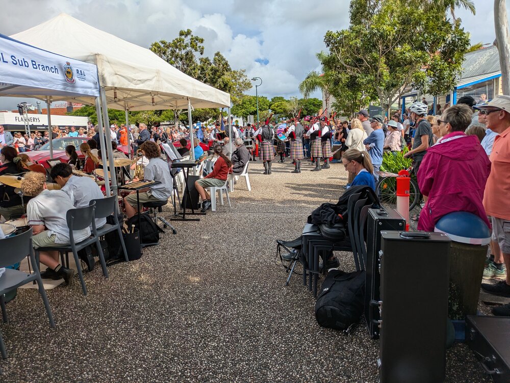 Participants, ANZAC Day service, Tewantin, 25 April 2026