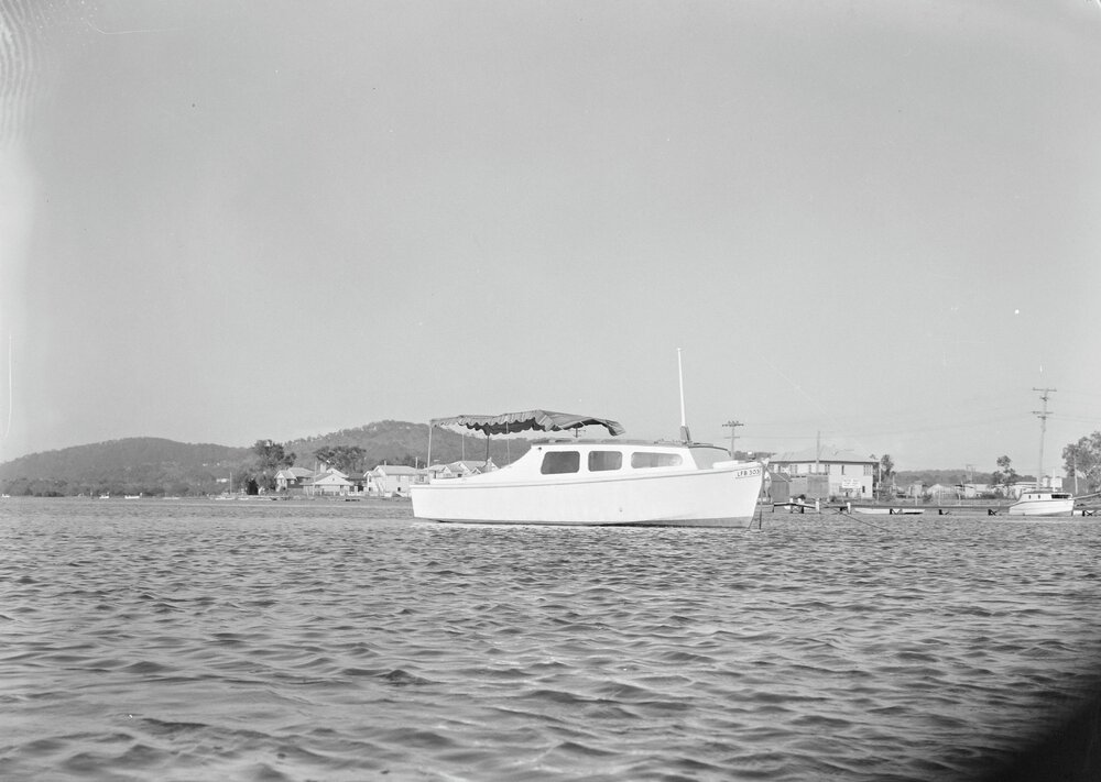 Boat LFB303, Noosa River, Noosaville, 1955