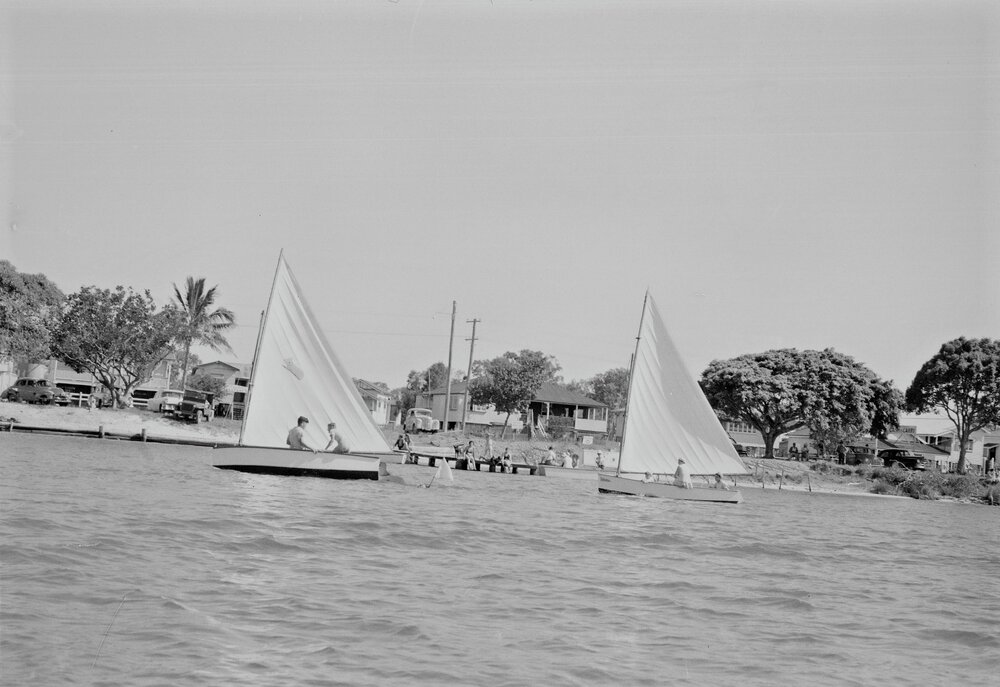 Sailing, Noosa River, Noosaville, 1954