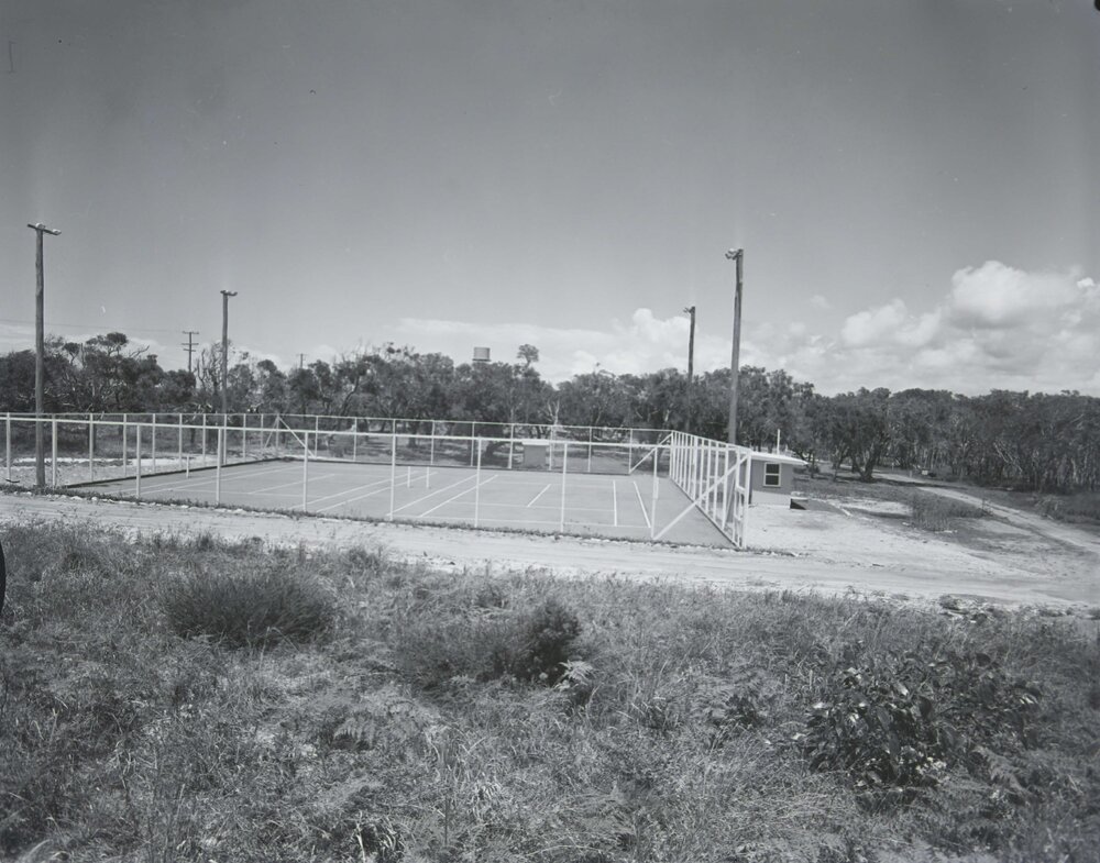 Tennis Court, Peregian Beach Recreation Area, Peregian Beach, 1965