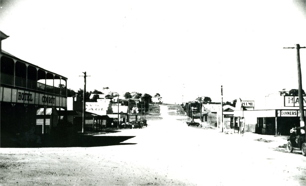 Businesses, Diamond Street, Cooroy, ca 1946