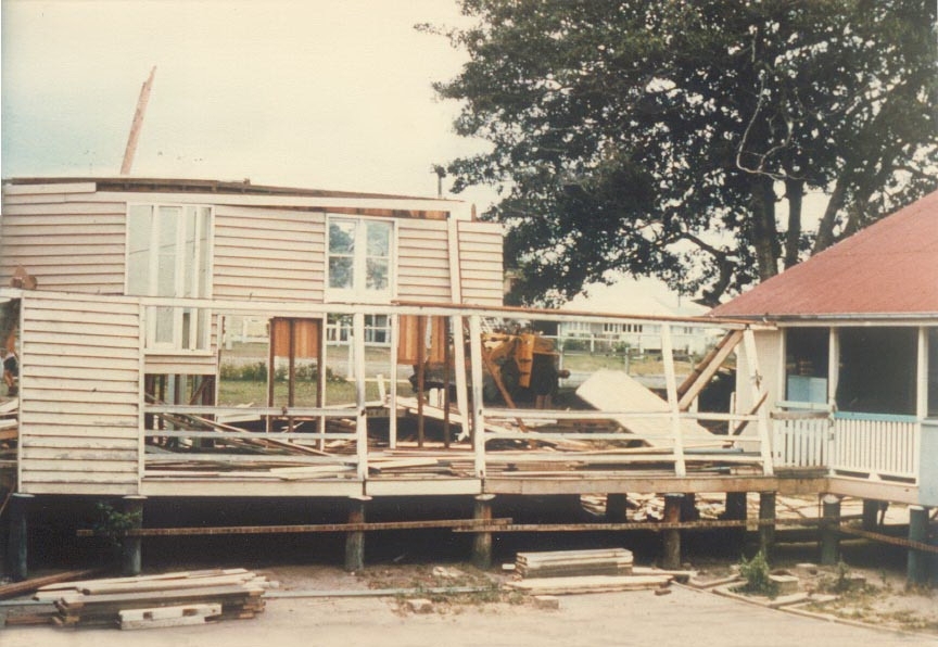 Demolition, Tewantin State School buildings, Tewantin, 6-7 November 1968