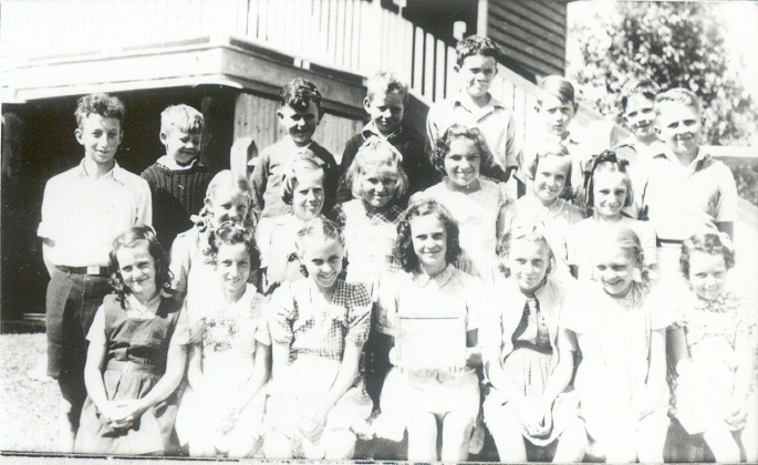 School Group, Ridgewood State School, Cooroy, 1950