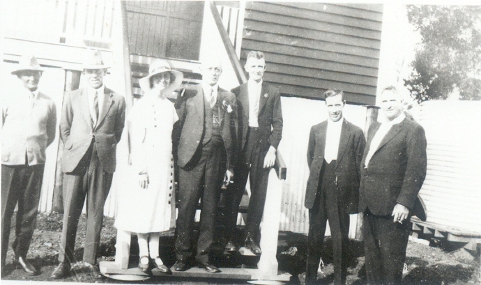 School committee and teaching staff, Ridgewood State School, Ridgewood, ca 1916