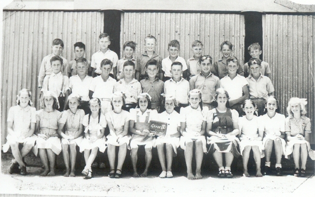 Class photo, Grade 4, Cooroy State School, Cooroy, 1949