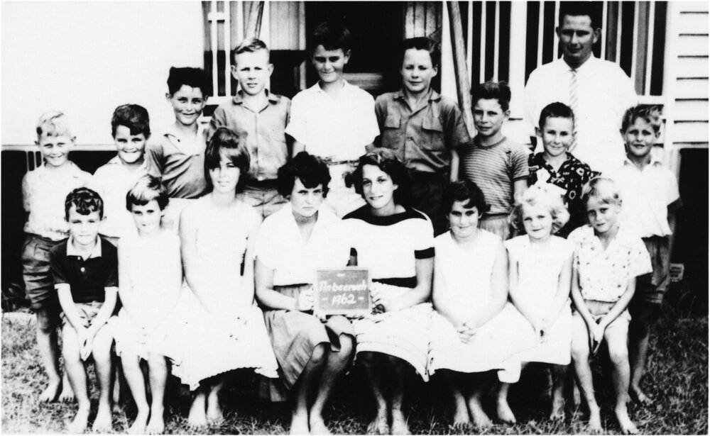 School group, Tinbeerwah State School, Tinbeerwah, 1962
