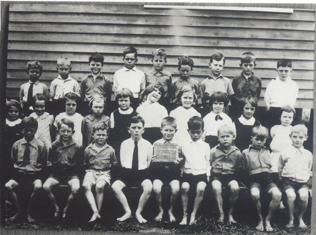 Class photo, Grade 1, Cooroy State School, Cooroy, 1938