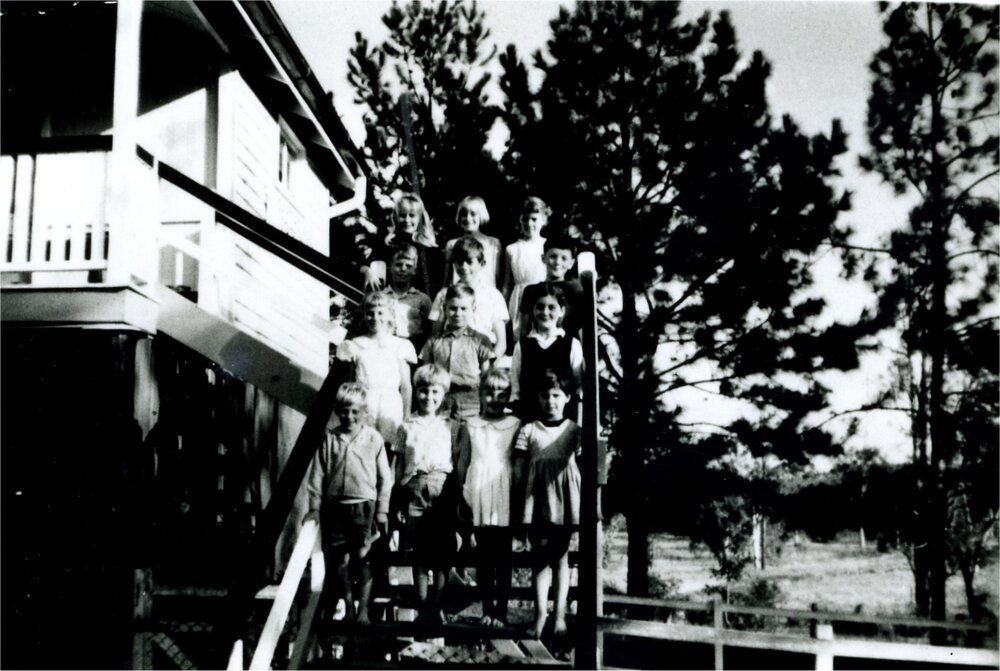 School group, Carters Ridge School, Carters Ridge, 1967