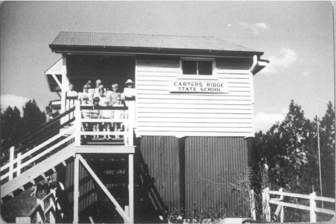 School group, Carters Ridge State School, Carters Ridge, ca 1966