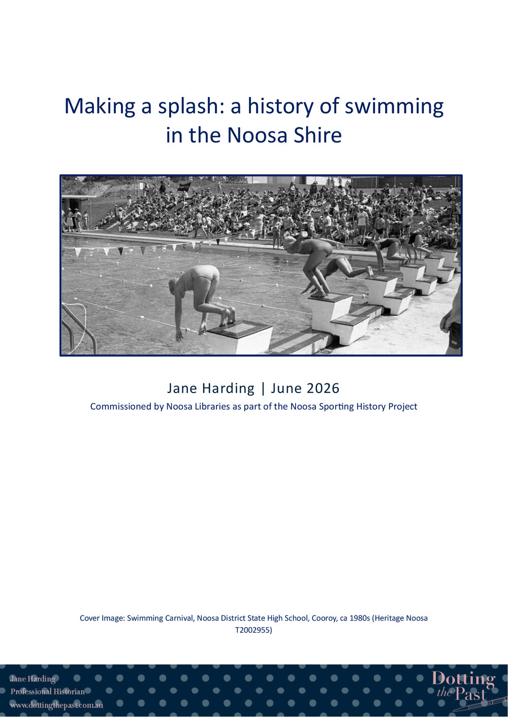 Making a Splash - A history of swimming in the Noosa Shire