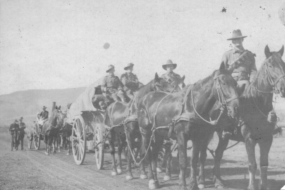 Photograph included in an album displayed during the Noosa's War Front exhibition at Noosaville Library, Noosaville, 20 November 2015