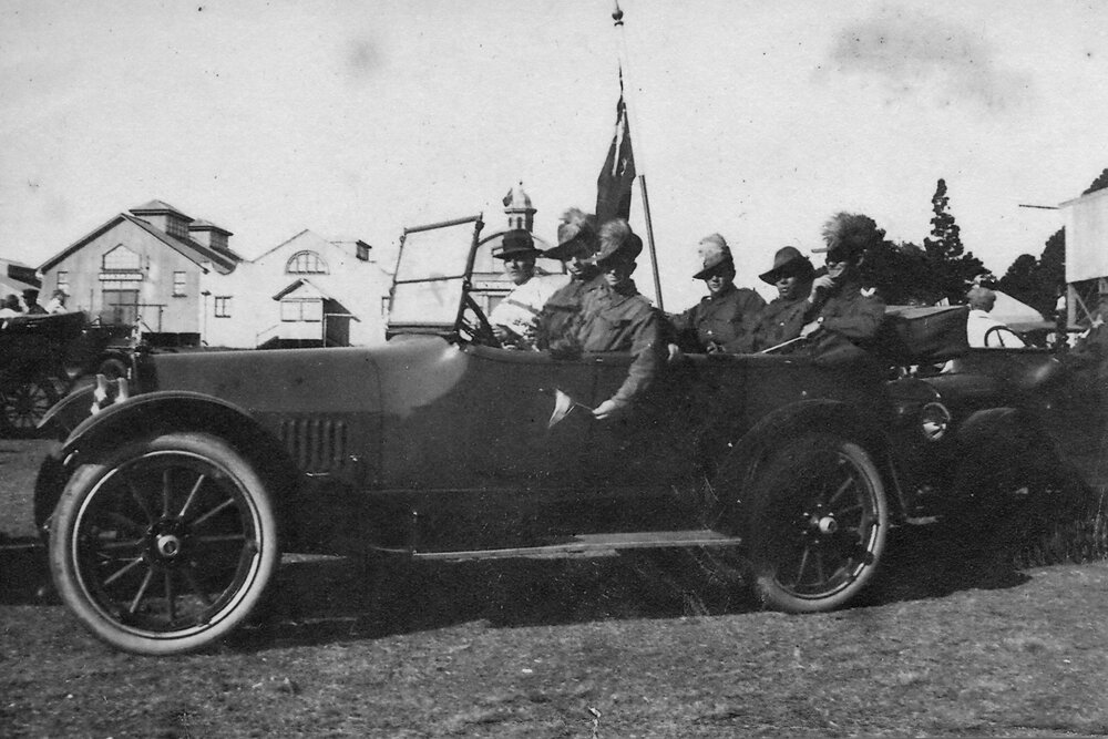 Photograph included in an album displayed during the Noosa's War Front exhibition at Noosaville Library, Noosaville, 20 November 2015