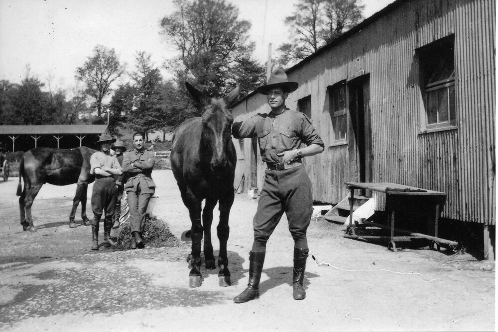 Photograph included in an album displayed during the Noosa's War Front exhibition at Noosaville Library, Noosaville, 20 November 2015