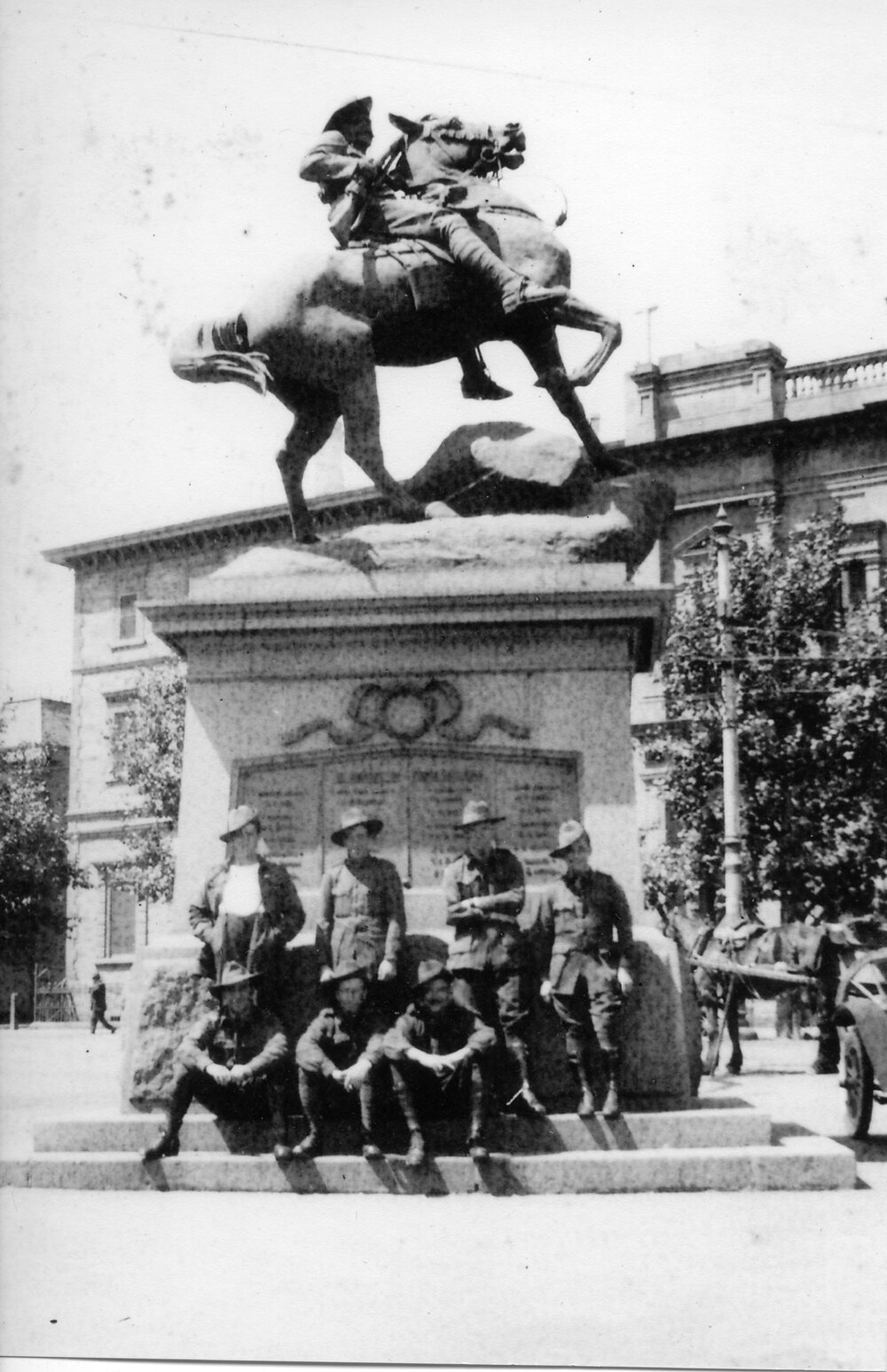 Photograph included in an album displayed during the Noosa's War Front exhibition at Noosaville Library, Noosaville, 20 November 2015