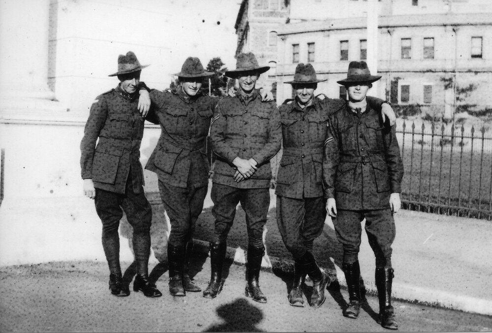 Photograph included in an album displayed during the Noosa's War Front exhibition at Noosaville Library, Noosaville, 20 November 2015