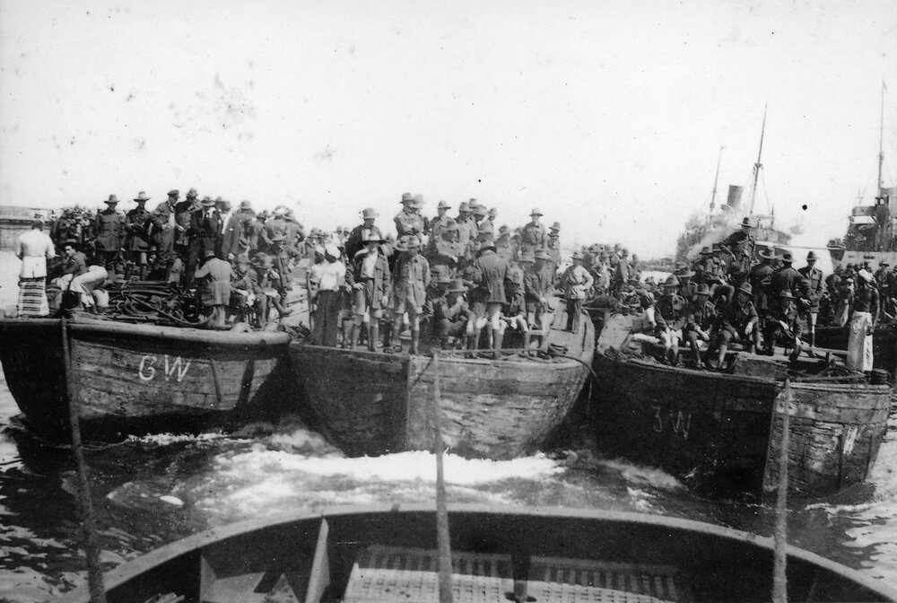 Photograph included in an album displayed during the Noosa's War Front exhibition at Noosaville Library, Noosaville, 20 November 2015