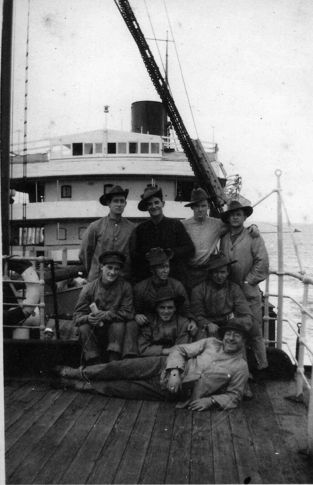 Photograph included in an album displayed during the Noosa's War Front exhibition at Noosaville Library, Noosaville, 20 November 2015