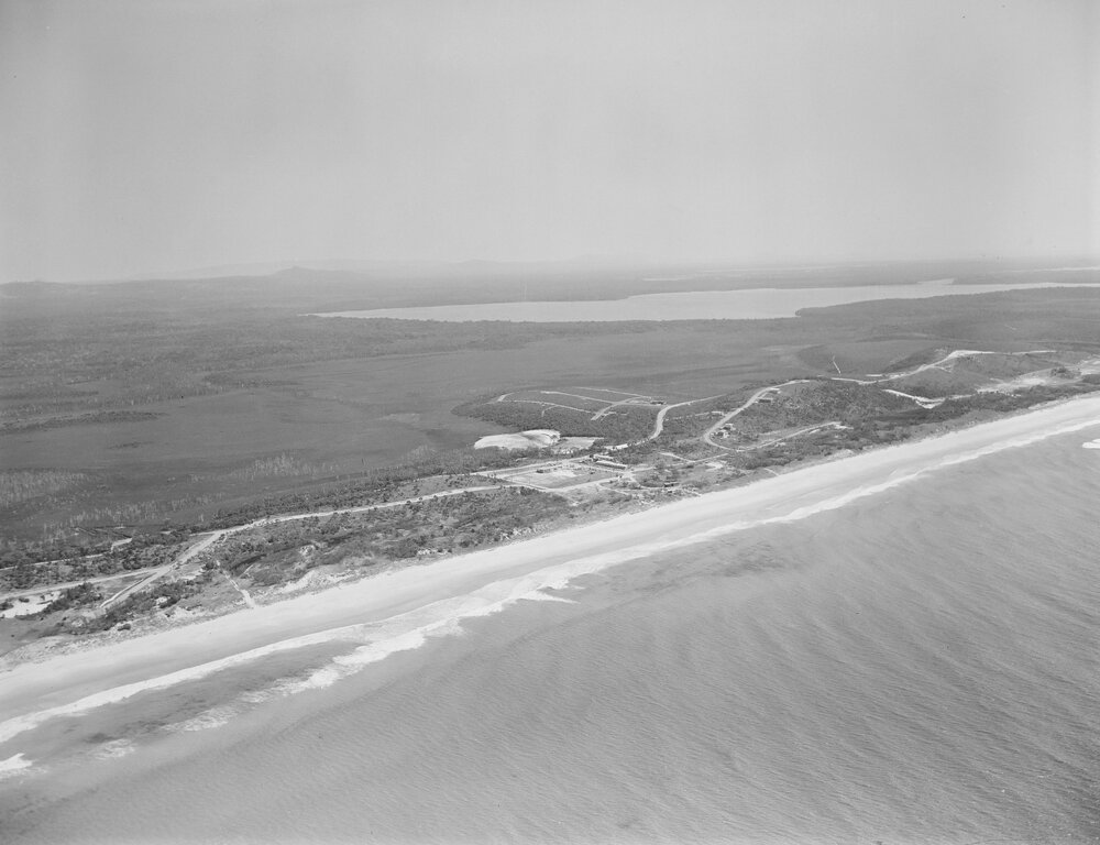 Aerial view, Peregian Village square, Peregian Beach, 1963