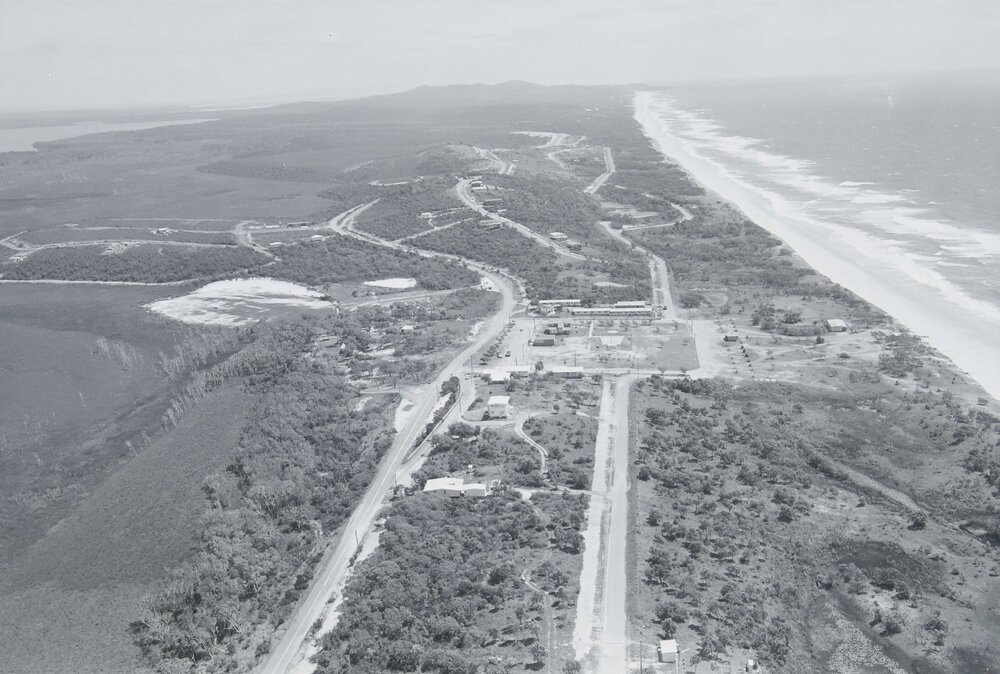 Aerial view, Peregian Village square, Peregian Beach, 1963