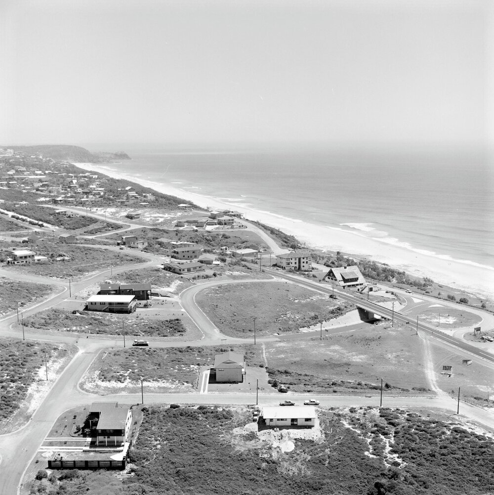 Aerial views, Tingira Crescent, Sunshine Beach, 11 December 1979 