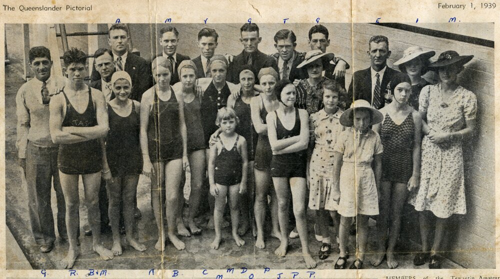 Members, Tewantin Amateur Swimming Club, 1939