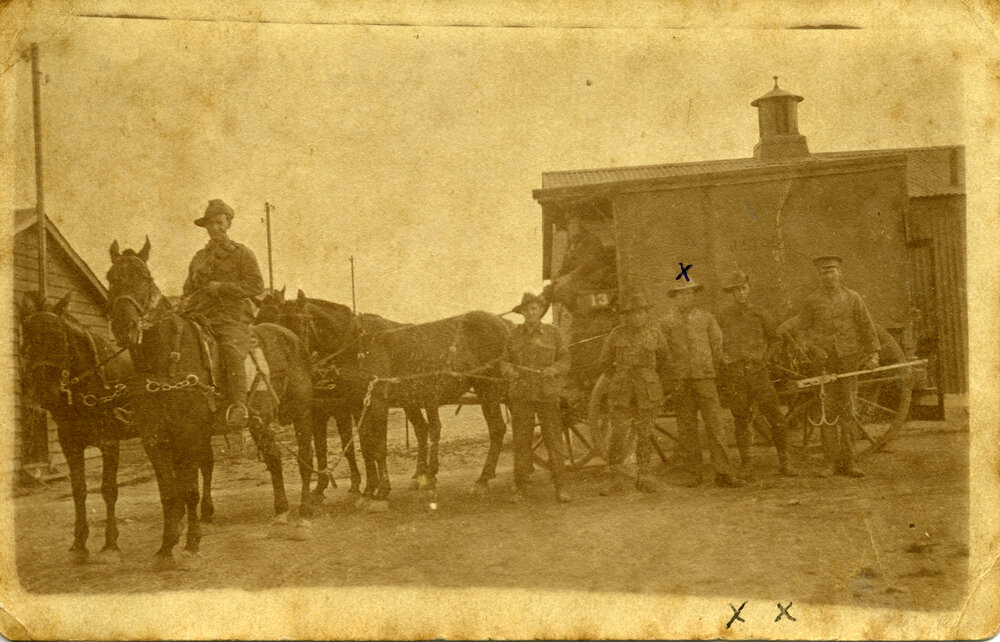 Correspondence home, displayed during the Noosa's War Front exhibition at Noosaville Library, Noosaville, 20 November 2015