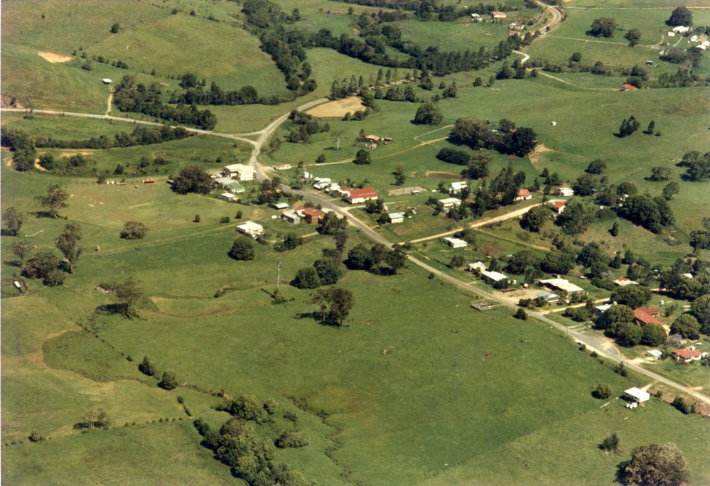 Aerial view, Kin Kin, 1980s
