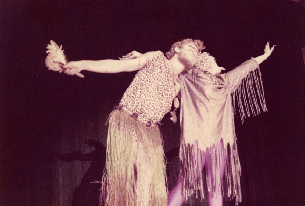Robert Rolfe and Rosie Hall performing in  'Snow White and the Seven Sailors', Majestic Theatre, Pomona, December 1984