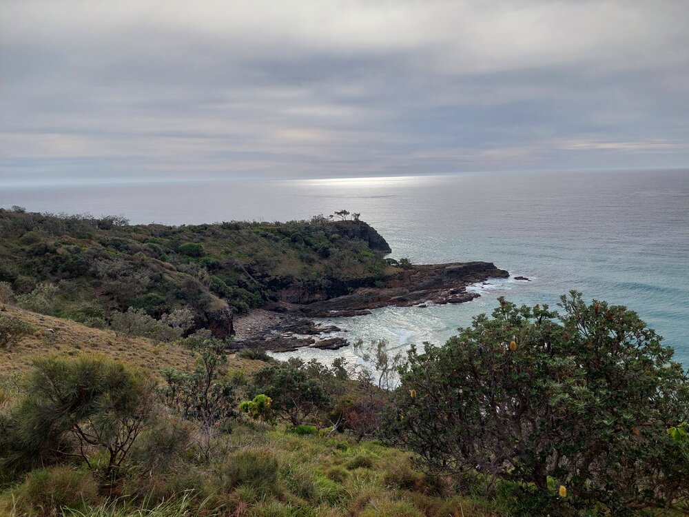 Cliff views, Noosa National Park, Sunshine Beach, 6 August 2026
