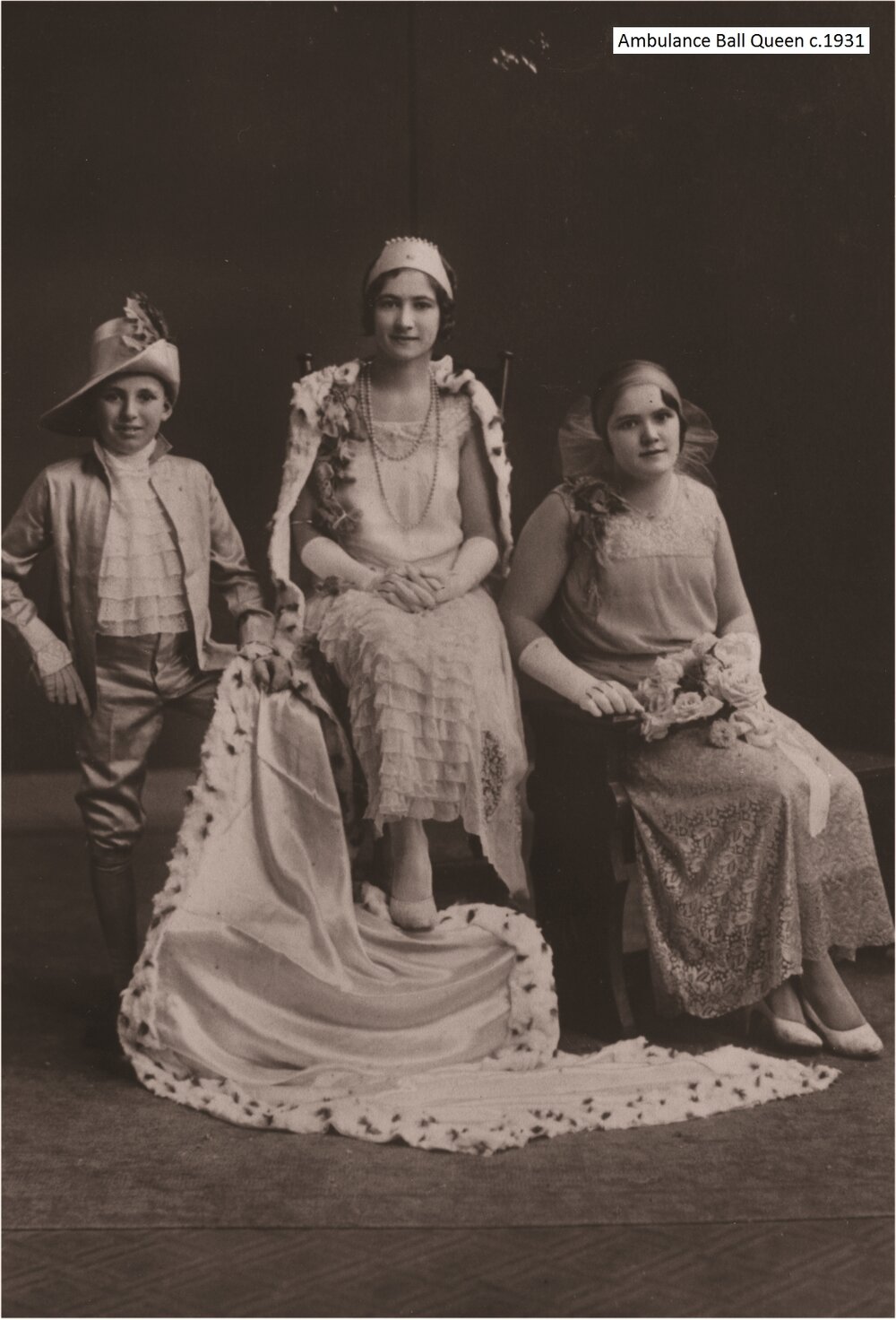 Portrait, Ambulance Ball Queen, Pomona, ca 1931