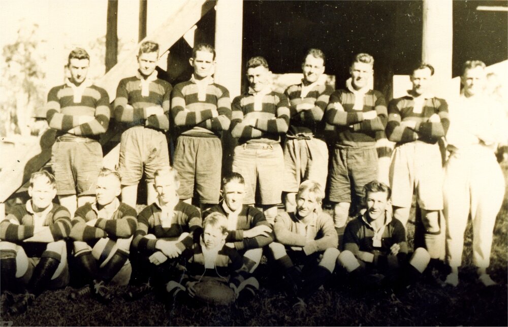 Team photo, Pinbarren Football  Team, Pinbarren, 12 September 1931