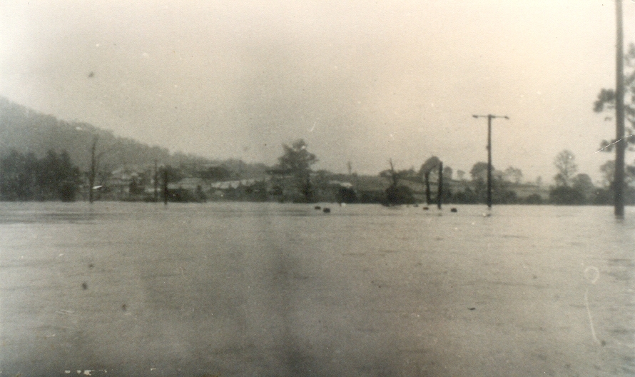 Flooding, Six Mile Creek, Cooran