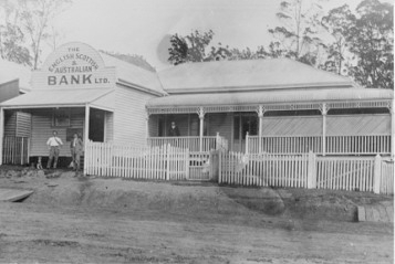 E. S. &amp; A. Bank, Reserve Street, Pomona, ca 1930s