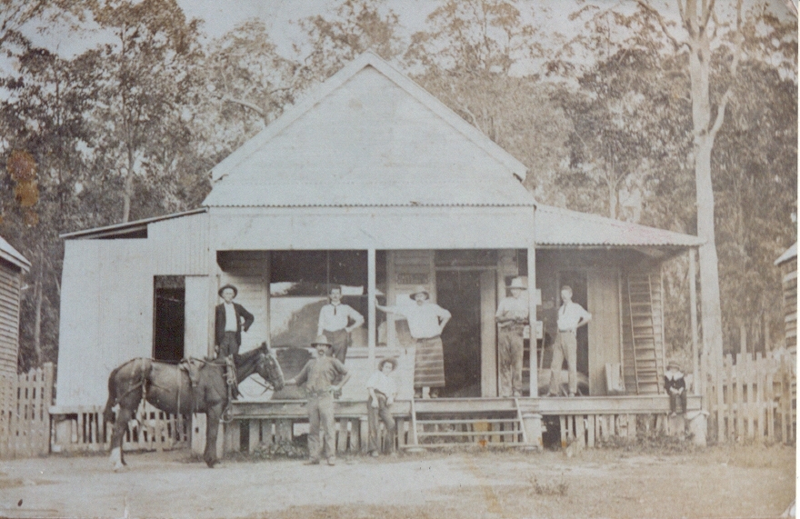 A.J. Bull butcher's, Reserve Street, Pomona, pre 1912