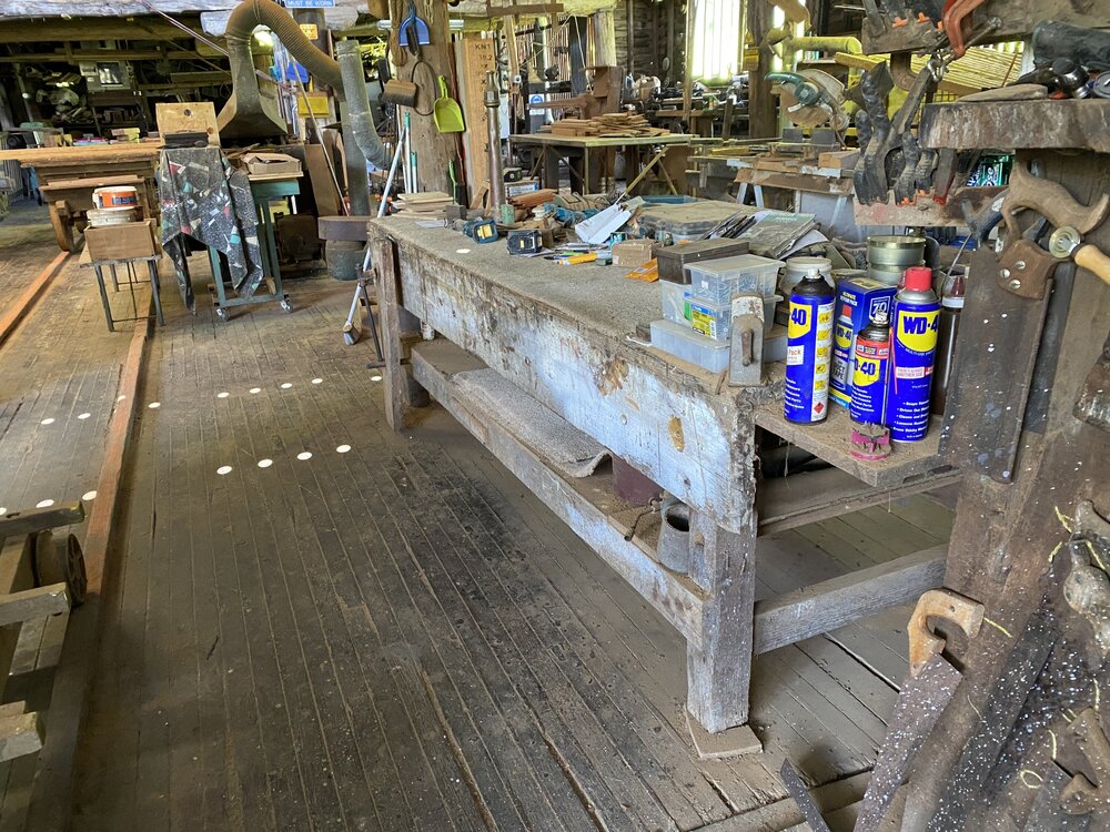 Interior, Alfredson's Joinery, 28 King Street, Cooran, 1 May 2024